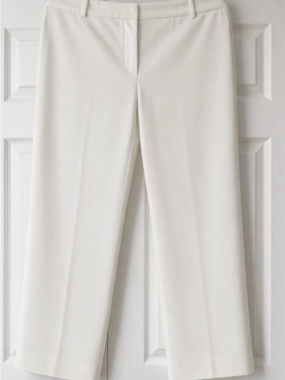 LOFT White Women’s  Chinos - Straight Leg Cream Lined